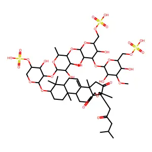 Cucumechinoside D structure