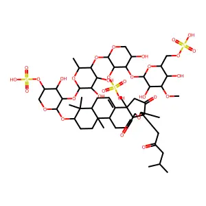 Cucumechinoside E structure