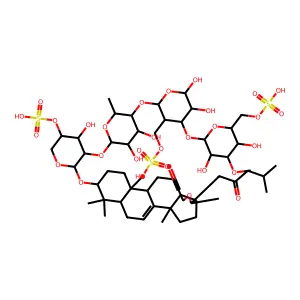 Cucumechinoside F structure