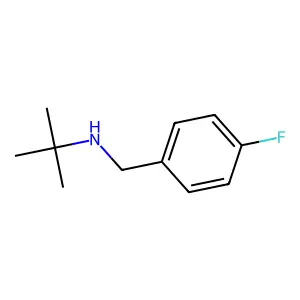 Tert-butyl[(4-fluorophenyl)methyl]amine structure