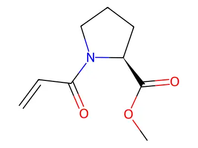 Acryloylproline methyl ester structure