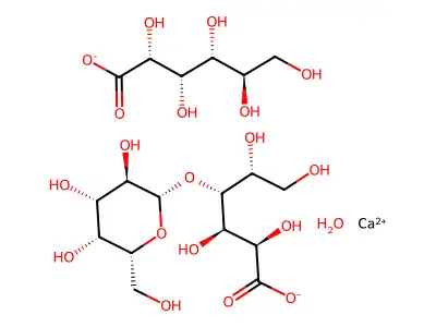 Glucobionato calcico structure