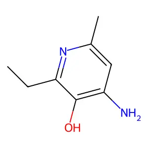 4-Amino-2-ethyl-6-methyl-3-pyridinol structure