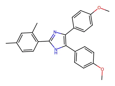 2-(2,4-Dimethylphenyl)-4,5-bis(4-methoxyphenyl)-1H-imidazole structure