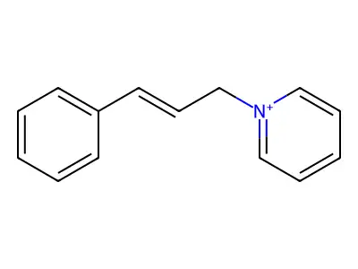 1-(3-Phenylprop-2-enyl)pyridin-1-ium structure