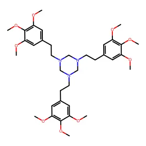 Methylenemescaline trimer structure