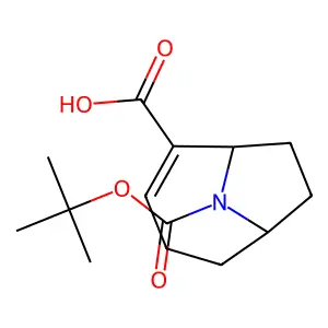 (6R)-9-[(2-methylpropan-2-yl)oxycarbonyl]-9-azabicyclo[4.2.1]non-4-ene-5-carboxylic Acid structure