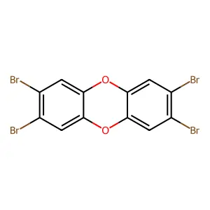2,3,7,8-Tetrabromodibenzo-p-dioxin-13C12 structure