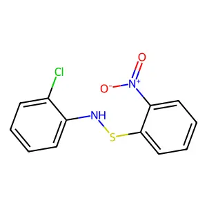 1-[(2-Chloroanilino)sulfanyl]-2-nitrobenzene structure