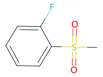 1-Fluoro-2-methanesulfonylbenzene structure