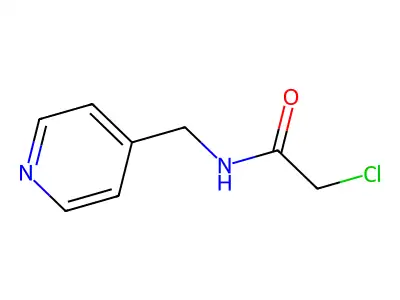 2-chloro-N-(pyridin-4-ylmethyl)acetamide structure