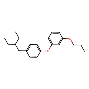 Benzene, 1-(4-(2-ethylbutyl)phenoxy)-3-propoxy- structure
