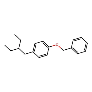 Benzene, 1-(2-ethylbutyl)-4-(phenylmethoxy)- structure