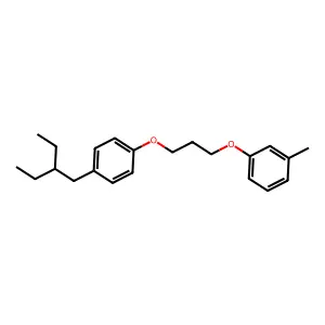 1-(3-(4-(2-Ethylbutyl)phenoxy)propoxy)-3-methylbenzene structure