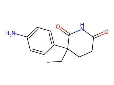 Aminoglutethimide structure