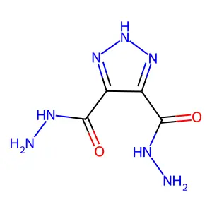 1H-1,2,3-Triazole-4,5-dicarboxylic acid, 4,5-dihydrazide structure