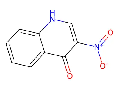 3-Nitro-4-quinolinol structure