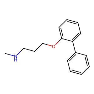 N-methyl-3-(2-phenylphenoxy)propan-1-amine structure