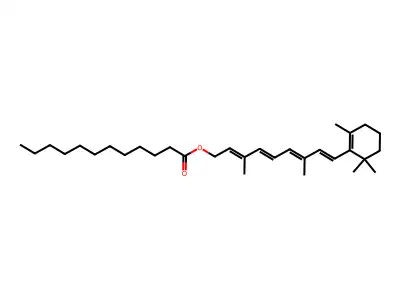 Retinyl dodecanoate structure
