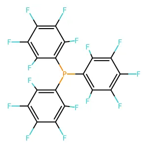 Tris(pentafluorophenyl)phosphine structure