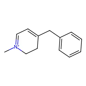 Pyridinium, 2,3-dihydro-1-methyl-4-(phenylmethyl)- structure