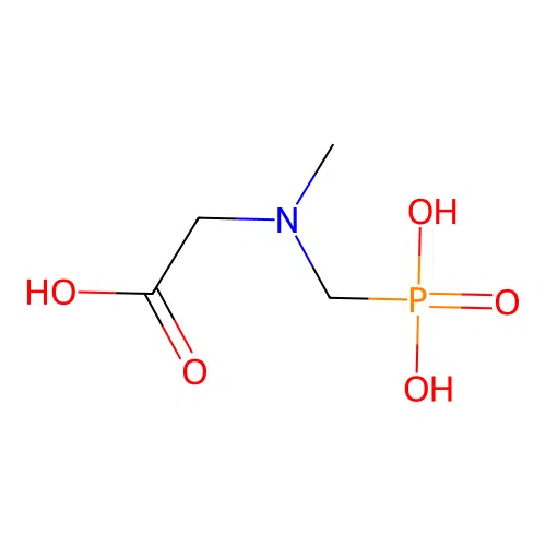 N-methyl-N-(phosphonomethyl)glycine structure
