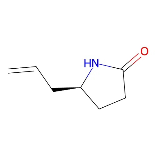 (5S)-5-prop-2-enylpyrrolidin-2-one structure