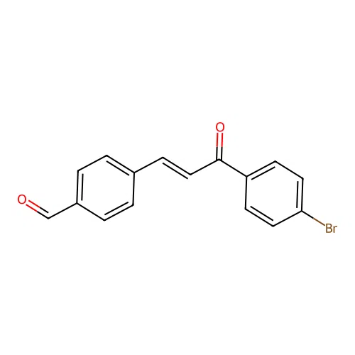 4-[3-(4-Bromophenyl)-3-oxo-1-propenyl]benzenecarbaldehyde structure