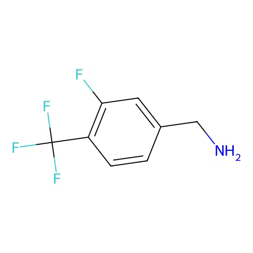 3-Fluoro-4-(trifluoromethyl)benzylamine structure