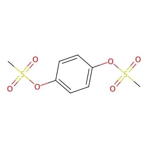 (4-Methylsulfonyloxyphenyl) methanesulfonate structure