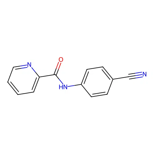 n-(4-Cyanophenyl)picolinamide structure