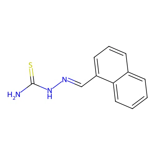 [(E)-naphthalen-1-ylmethylideneamino]thiourea structure