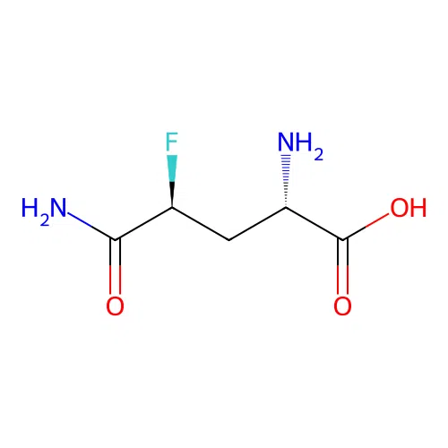 DL-threo-4-Fluoroglutamine structure