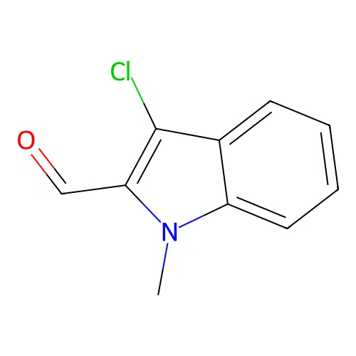 3-Chloro-1-methyl-1H-indole-2-carbaldehyde structure