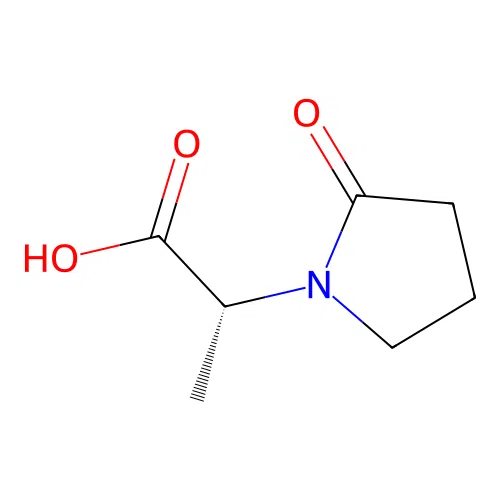 (R)-2-(2-Oxopyrrolidin-1-YL)propanoic acid structure