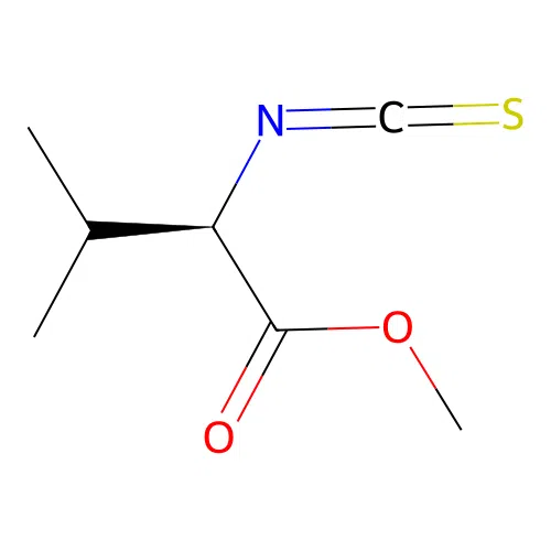 methyl (2R)-2-isothiocyanato-3-methylbutanoate structure