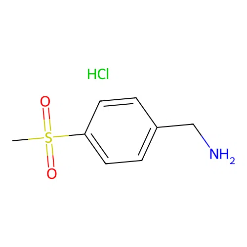 4-Methylsulfonylbenzylamine hydrochloride structure