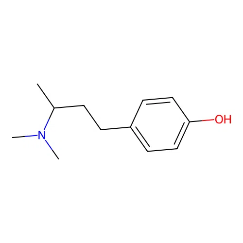 4-[3-(Dimethylamino)butyl]-phenol structure