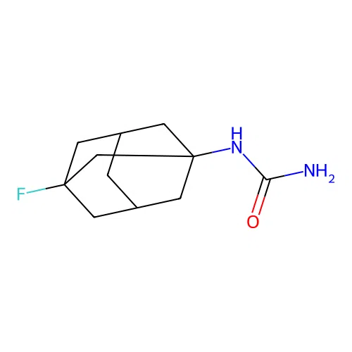 (3-Fluoro-1-adamantyl)urea structure
