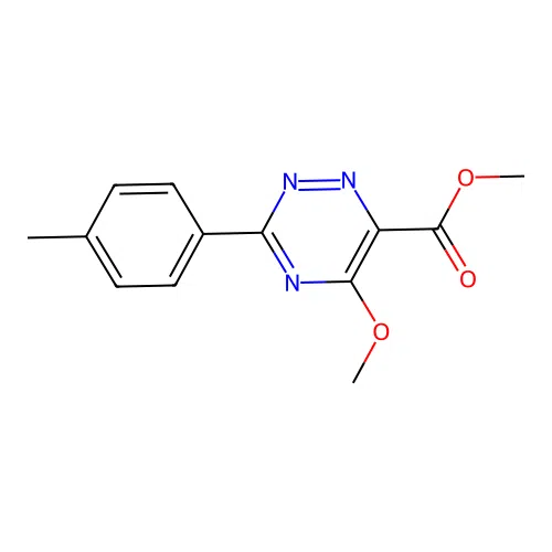 Methyl 5-methoxy-3-(4-methylphenyl)-1,2,4-triazine-6-carboxylate structure