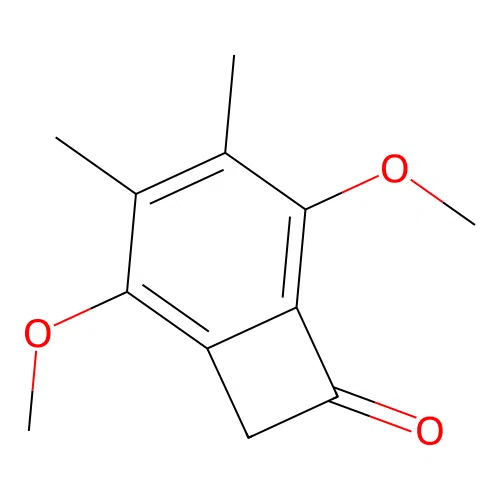 2,5-Dimethoxy-3,4-dimethylbicyclo[4.2.0]octa-1,3,5-trien-7-one structure