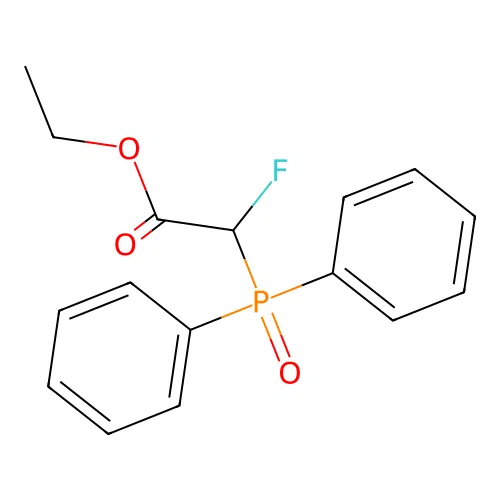 Ethyl (diphenylphosphoryl)(fluoro)acetate structure
