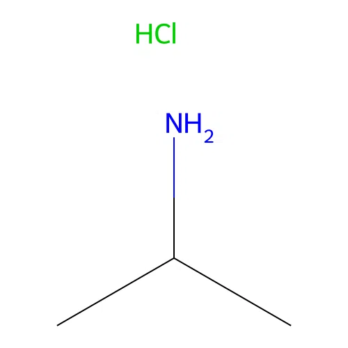 2-Propanamine, hydrochloride (1:1) structure