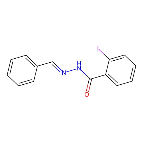 N'-Benzylidene-2-iodobenzohydrazide structure