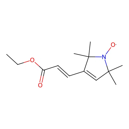 Ethyl 3-(2,2,5,5-tetramethylpyrrollinyl-1-oxyl)propen-2-oate structure