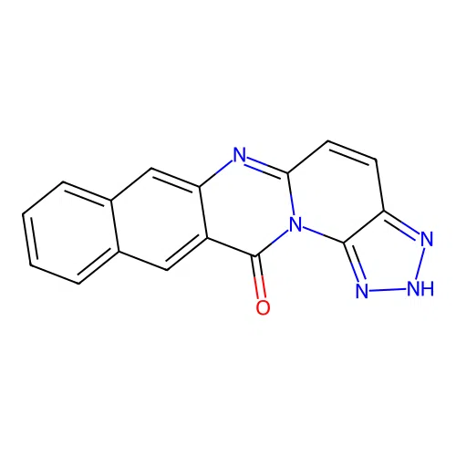 Benzo(g)-1,2,3-triazolo(4',5':5,6)pyrido(2,1-b)quinazolin-13(1H)-one structure