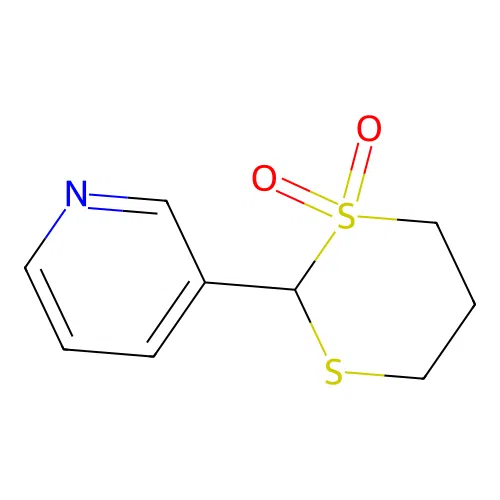 3-(1,1-Dioxido-1,3-dithian-2-yl)pyridine structure