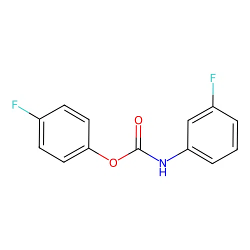 4-Fluorophenyl 3-fluorophenylcarbamate structure
