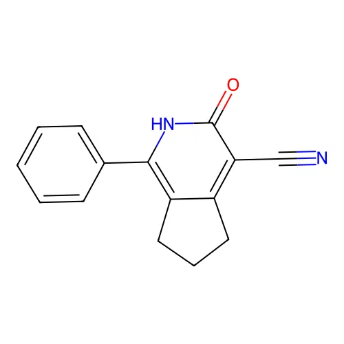 3-Oxo-1-phenyl-2,5,6,7-tetrahydrocyclopenta[c]pyridine-4-carbonitrile structure