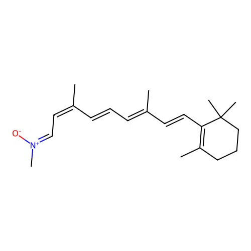 all-trans-Retinylidene methyl nitrone structure